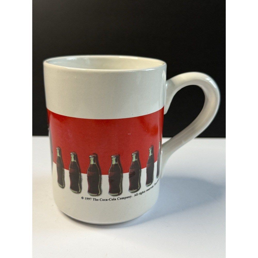 COCA-COLA Vintage Coke Coffee Tea Cup Mug Gibson 1997 Advertising Vintage